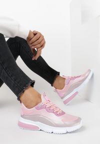 Born2be - Różowe Sneakersy Carilriane. Kolor: różowy #5