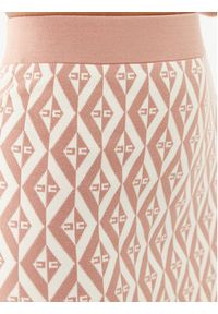 Elisabetta Franchi Spódnica ołówkowa GK-81B-36E2-V270 Różowy Slim Fit. Kolor: różowy. Materiał: wiskoza #3