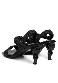 Karl Lagerfeld - KARL LAGERFELD Sandały KL39116 Czarny. Kolor: czarny. Materiał: skóra #5