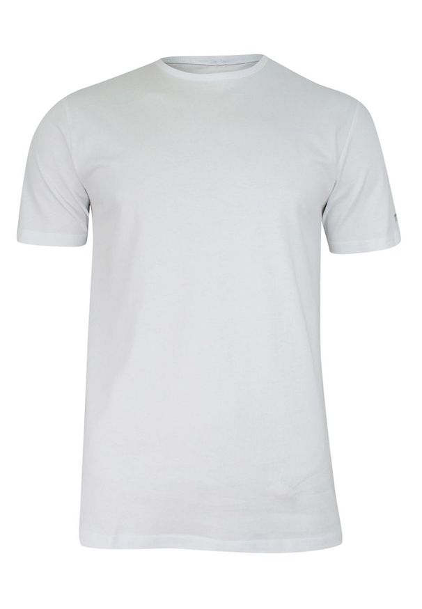 Pako Jeans - T-shirt Biały Gładki Bawełniany, Męski, Krótki Rękaw, U-neck -PAKO JEANS. Okazja: na co dzień. Kolor: biały. Materiał: bawełna. Długość rękawa: krótki rękaw. Długość: krótkie. Wzór: gładki. Styl: casual