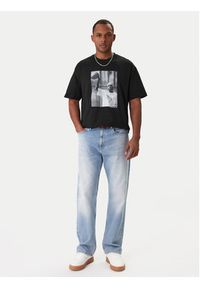 Guess Jeans T-Shirt M5BI3K K8FQ4 Czarny Regular Fit. Kolor: czarny. Materiał: bawełna #2