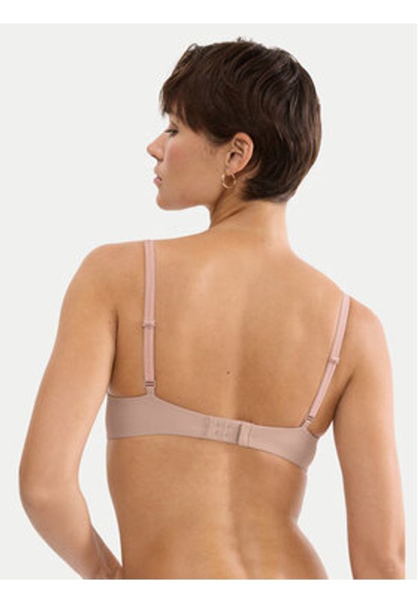 Triumph Biustonosz z fiszbiną Comfort Glam 10224965 Beżowy. Kolor: beżowy. Materiał: syntetyk