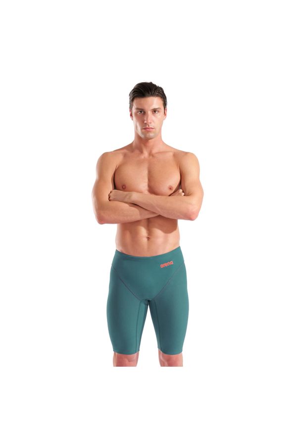 Strój startowy męski Arena Powerskin Impulso Le Jammer. Kolor: zielony