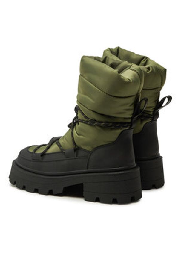 ONLY Shoes Botki 15329809 Zielony. Kolor: zielony. Materiał: materiał