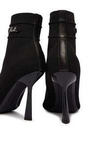 Karl Lagerfeld - KARL LAGERFELD Botki Pandara KL31346A Czarny. Kolor: czarny. Materiał: materiał #6