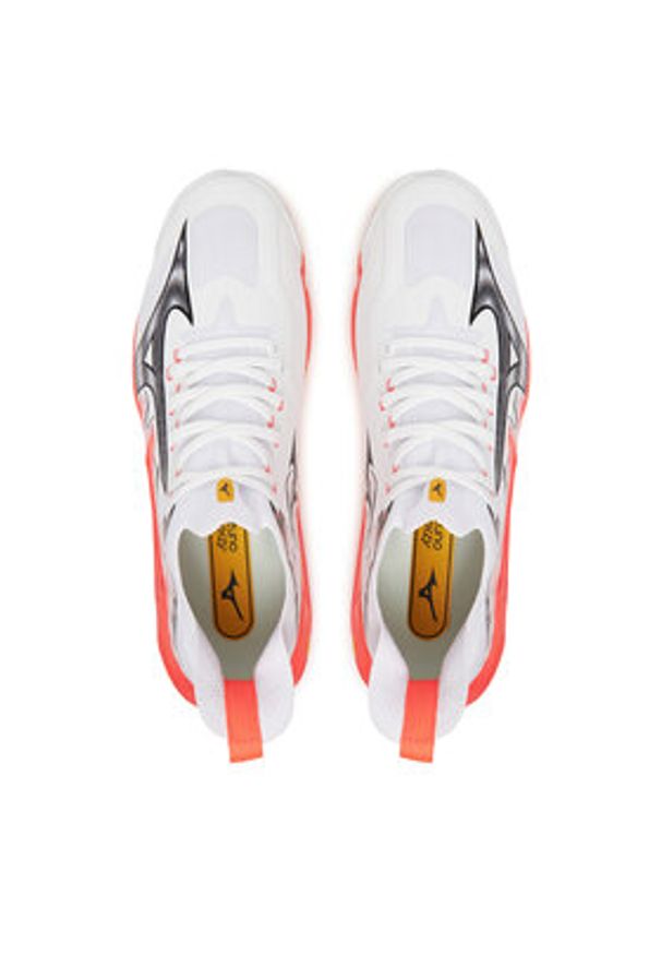 Mizuno Buty halowe Wave Lightning Neo 3 V1GA2402 Pomarańczowy. Kolor: pomarańczowy. Materiał: skóra. Model: Mizuno Wave