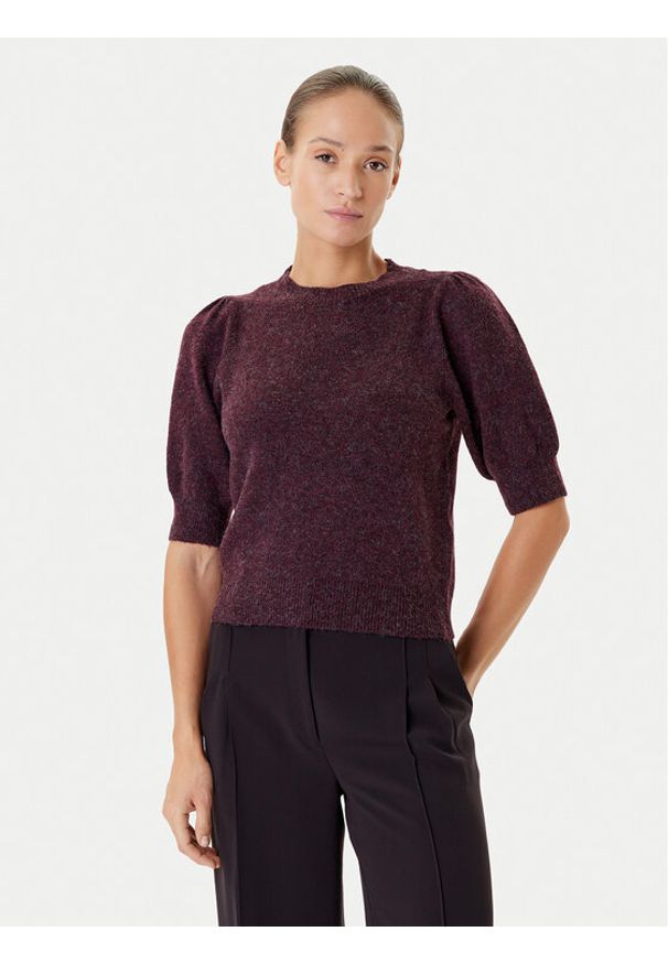 Vero Moda Sweter Doffy 10278313 Fioletowy Regular Fit. Kolor: fioletowy. Materiał: syntetyk