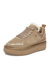 MEXX Sneakersy CEO-MI002011753W Brązowy. Kolor: brązowy. Materiał: skóra, zamsz