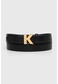 Karl Lagerfeld - KARL LAGERFELD Czarny pasek K/lock. Kolor: czarny #1