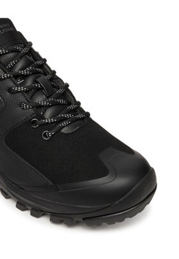 TOMMY HILFIGER - Tommy Hilfiger Sneakersy Vibram Low Runner Tech FM0FM05657 Czarny. Kolor: czarny. Materiał: materiał