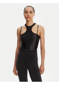 Versace Jeans Couture Body 78HAM210 Czarny Slim Fit. Kolor: czarny. Materiał: syntetyk