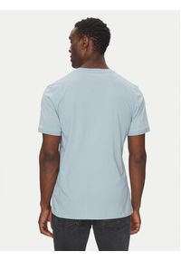 Hugo - HUGO T-Shirt Diragolino212 50447978 Niebieski Regular Fit. Kolor: niebieski. Materiał: bawełna #5