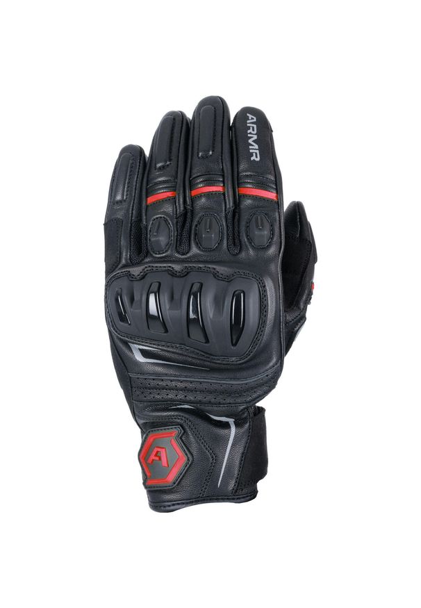 GPO GERMAN PRECISION OPTICS - Rękawice rowerowe Armr Glove Raiden 3.0 czarno-czerwone m/8. Kolor: czerwony, wielokolorowy, czarny. Sport: kolarstwo