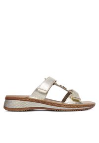 Klapki Ara. Kolor: złoty #1