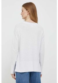 DKNY - Dkny sweter z domieszką kaszmiru kolor biały lekki. Kolor: biały. Materiał: kaszmir #2