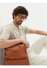 Jack & Jones - Jack&Jones Okulary przeciwsłoneczne Jackay 12273558 Brązowy. Kolor: brązowy