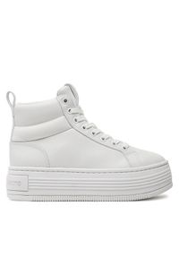 Calvin Klein Sneakersy Bold Platf Mid Oh Mg Lth YW0YW01583 Biały. Kolor: biały. Materiał: skóra #1