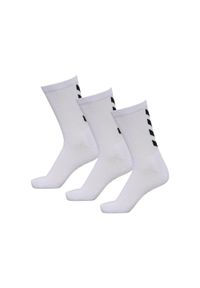 Zestaw skarpet sportowych dla dorosłych Hummel Fundamental 3-Pack Sock. Kolor: biały. Sport: piłka nożna #1