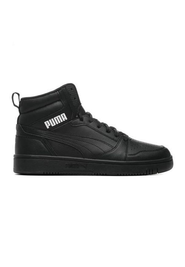 Buty do chodzenia męskie Puma Rebound V6. Wysokość cholewki: za kostkę. Kolor: wielokolorowy, czarny. Materiał: materiał, syntetyk. Szerokość cholewki: normalna. Sport: turystyka piesza
