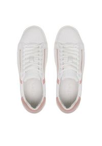 Calvin Klein Sneakersy Logo Cupsole Lace Up HW0HW01353 Biały. Kolor: biały. Materiał: skóra #5