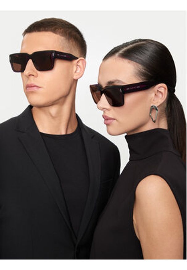 Calvin Klein Okulary przeciwsłoneczne CK23538S Fioletowy. Kolor: fioletowy
