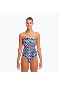 FUNKITA - Strój pływacki jednoczęściowy damski Funkita Single Strap One Piece. Kolor: niebieski