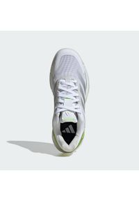 Adidas - Buty Crazyquick BOOST Padel. Zapięcie: zamek. Kolor: biały, żółty, wielokolorowy. Sport: tenis