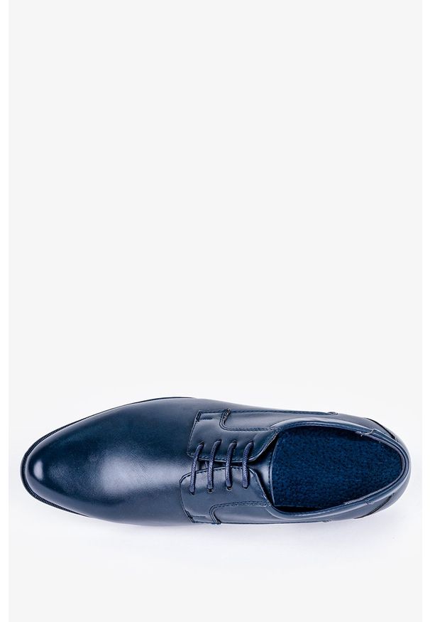Badoxx - Granatowe buty wizytowe sznurowane badoxx mxc455. Kolor: niebieski. Styl: wizytowy