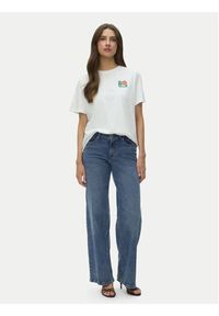 Vero Moda T-Shirt Mariane 10343545 Biały Oversize. Kolor: biały. Materiał: bawełna #2