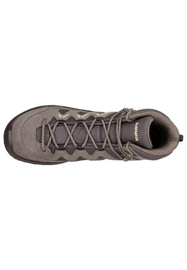 Buty trekkingowe damskie Lowa Sirkos Evo Mid Gtx. Wysokość cholewki: za kostkę. Zapięcie: sznurówki. Kolor: wielokolorowy, brązowy. Materiał: zamsz, materiał, tkanina. Szerokość cholewki: normalna
