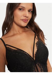 Hunkemöller Body Daisy 206242 Czarny. Kolor: czarny. Materiał: syntetyk