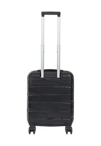 Ochnik - Komplet walizek na kółkach 19'/24'/28'. Kolor: czarny. Materiał: guma, poliester, materiał