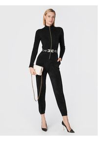 Elisabetta Franchi Kombinezon KT-19S-26E2-V520 Czarny Slim Fit. Kolor: czarny. Materiał: wełna #2