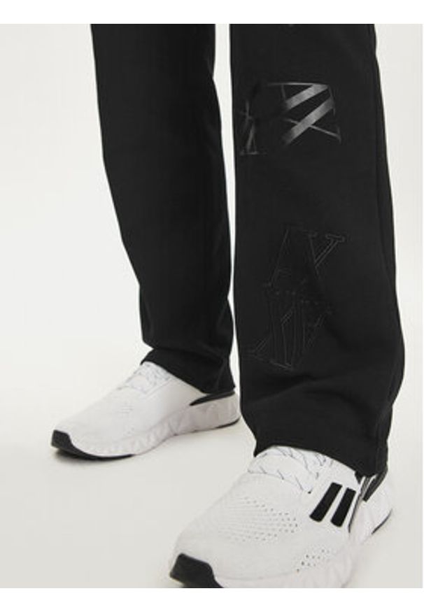 Armani Exchange Spodnie dresowe 6DYP80 YJFZZ 42AQ Czarny Regular Fit. Kolor: czarny. Materiał: bawełna