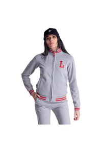 LEONE 1947 APPAREL - Damski dres uniwersytecki. Kolor: szary. Materiał: dresówka. Sport: fitness