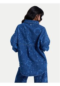 Roxy Koszula jeansowa Kick Back Washed ERJWT03750 Niebieski Relaxed Fit. Kolor: niebieski. Materiał: bawełna #7