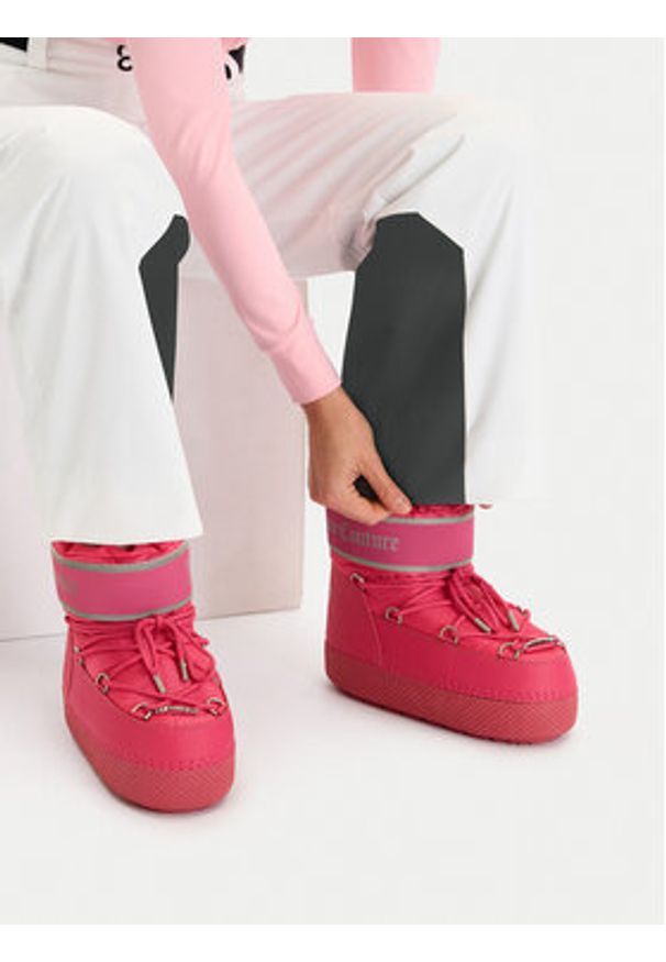 Juicy Couture Śniegowce EO-HXH22195-1 Różowy. Kolor: różowy. Materiał: materiał