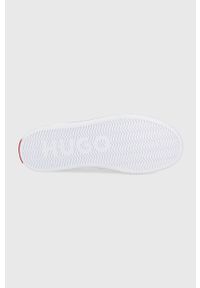 Hugo - HUGO tenisówki Dyer damskie kolor biały. Nosek buta: okrągły. Kolor: biały. Materiał: guma #5