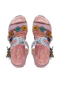 Laura Vita Sandały Facdiao 11 Fioletowy. Kolor: fioletowy. Materiał: skóra #2