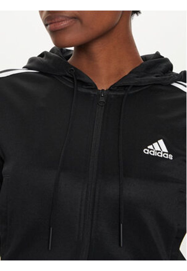 Adidas - adidas Dres Glam IN1836 Czarny Slim Fit. Kolor: czarny. Materiał: bawełna, syntetyk