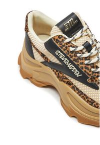 Steve Madden Sneakersy Zoomz-L SM11003503 Brązowy. Kolor: brązowy. Materiał: materiał