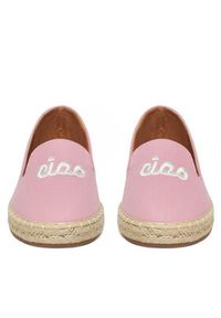 DeeZee Espadryle 8-266-3 Różowy. Kolor: różowy. Materiał: materiał #6