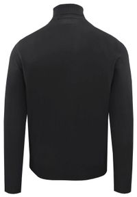 Bawełniany Męski Golf - Pako Jeans - Czarny. Typ kołnierza: golf. Kolor: czarny. Materiał: bawełna. Styl: klasyczny #4