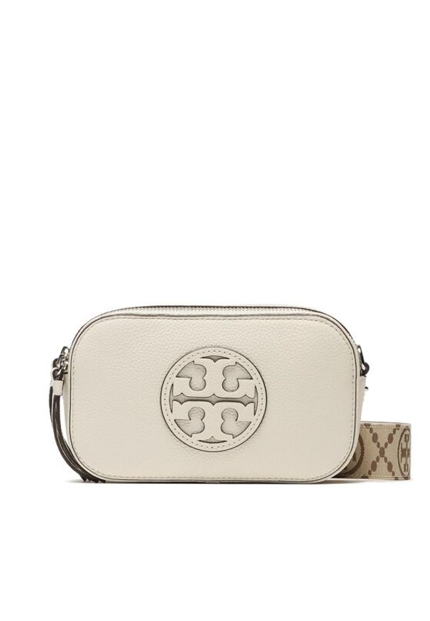 Tory Burch Torebka Miller Mini Crossbody Bag 150153 Écru. Materiał: skórzane