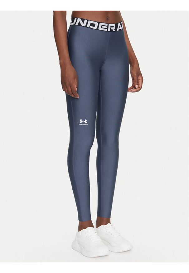 Under Armour Legginsy Ua Hg Authentics 1383559 Szary Slim Fit. Kolor: szary. Materiał: syntetyk