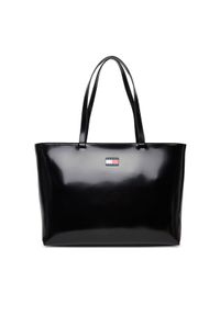 Tommy Jeans Torebka Tjw Must Tote AW0AW18069 Czarny. Kolor: czarny. Materiał: skórzane #1