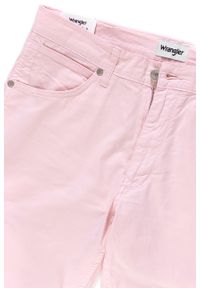 Wrangler - WRANGLER SPODNIE MĘSKIE GREENSBORO PEPPA PINK W15QMM20A. Materiał: materiał #6