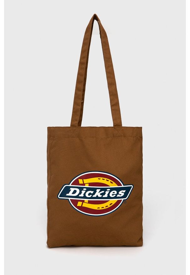 Dickies - Torba. Kolor: brązowy. Wzór: nadruk
