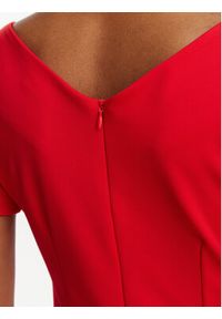 Rinascimento Sukienka koktajlowa CFC0129420003 Czerwony Slim Fit. Kolor: czerwony. Materiał: syntetyk. Styl: wizytowy #5
