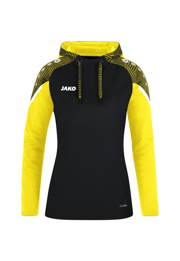 Bluza dresowa z kapturem Jako Performance. Typ kołnierza: kaptur. Kolor: wielokolorowy, żółty, czarny. Materiał: dresówka. Styl: sportowy